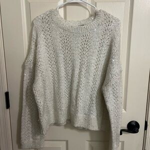 1. State Sparkling Cream Sweater